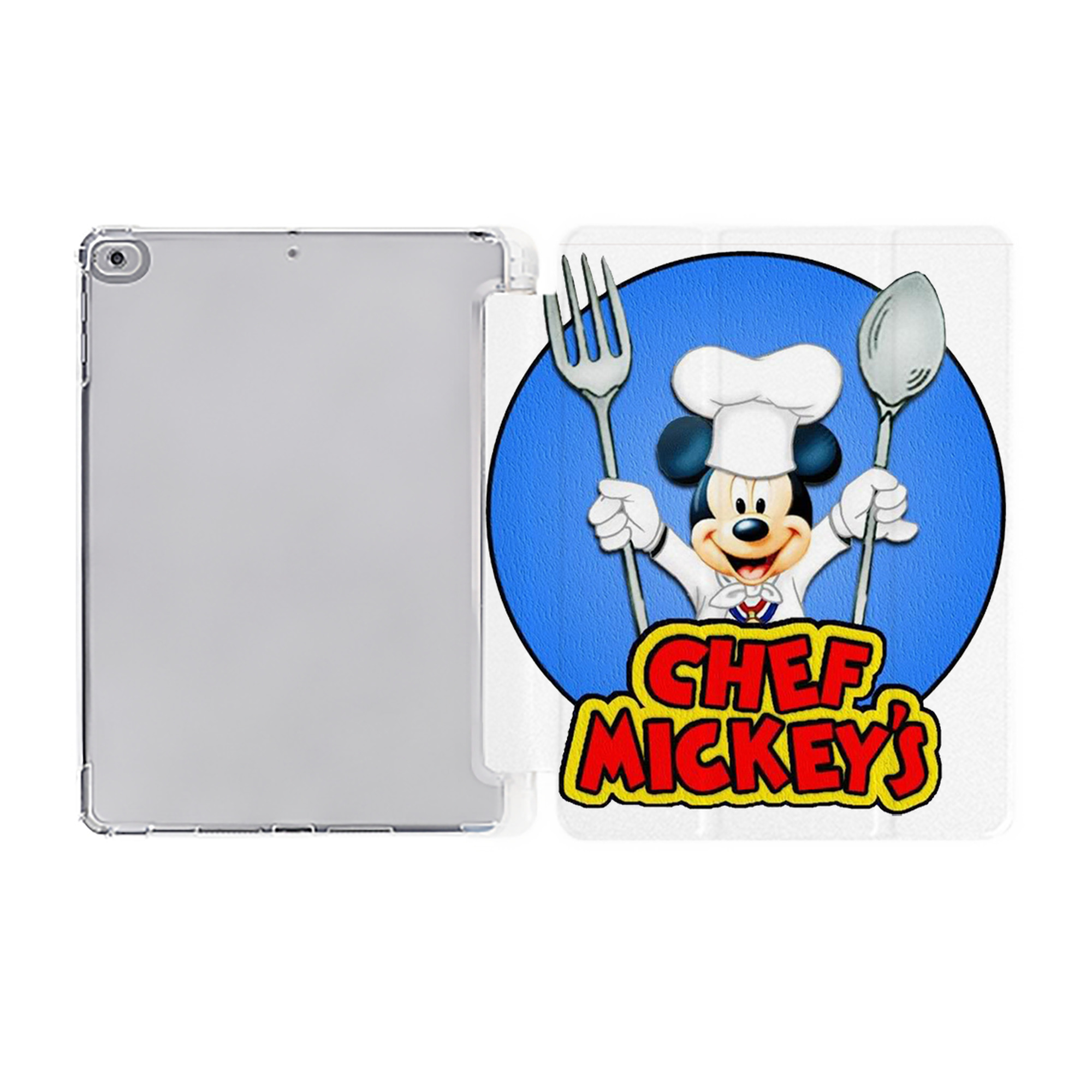 （画像用） ミッキーマウス Mickey Mouse IPad ケース ペン収納付き 三つ折りスタンド PUレザー×シリコン 対応機種9.5/10.5/10.9インチ